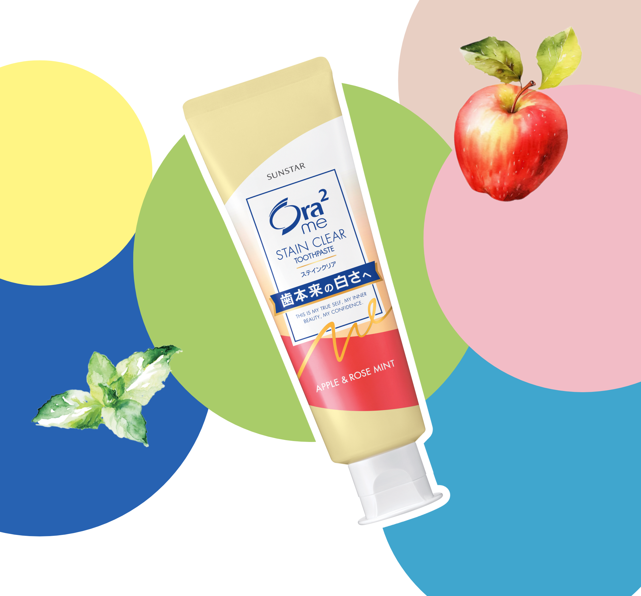 339652266_194610659971978_7288822405332124249_n Kem đánh răng Ora² me Stain Clear Táo & Bạc hà hoa hồng